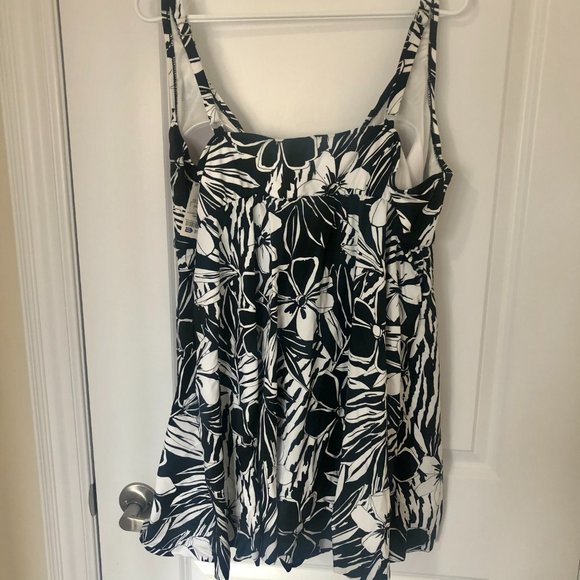 Plus Size Polyester Tankinis Swimwear dress - Picture 4 of 4